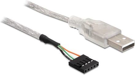 Pin Header USB2.0 - USB-A adapter - 0,70 meter
