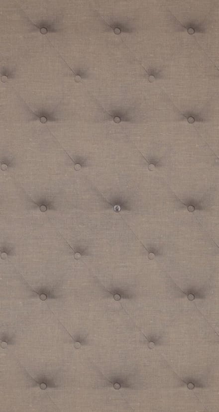 Rivièra Maison R.M Anvers Linen Button - Behang - 1 m x 53 cm - Café Noir