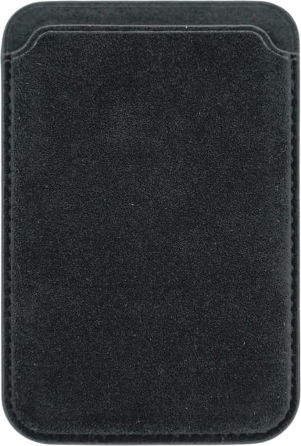 Veltrixx Apple iPhone – MagSafe Wallet – MagSafe Pasjeshouder – Alcantara – Graphite Black