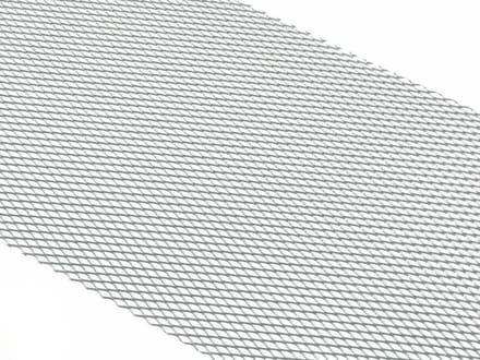 Aluminium rooster - Tuning rooster - Auto styling - Honingraat structuur - 33 x 100 cm - Zilver