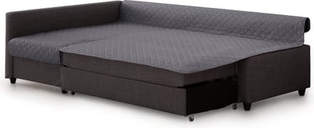 Belmarti Frilena slaapbankbeschermer 180 cm - grijs - links