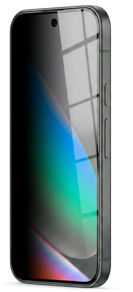 3mk, Screenprotector Gehard Glas geschikt voor Google Pixel 10 / 10 Pro Anti-spy, Transparant zwart