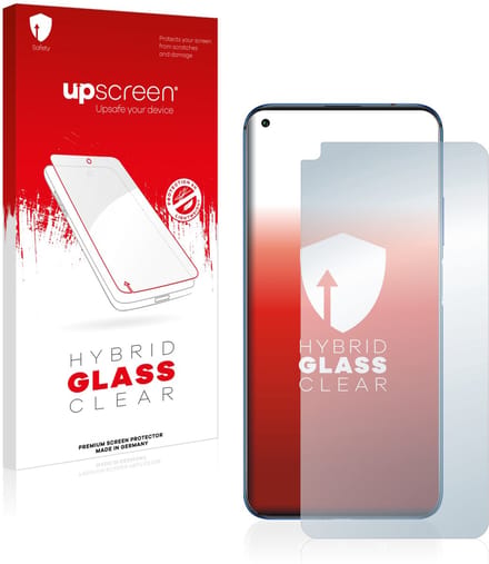 upscreen - Screenprotector voor Huawei Nova 5T - Folie Beschermfolie Beschermglas transparant