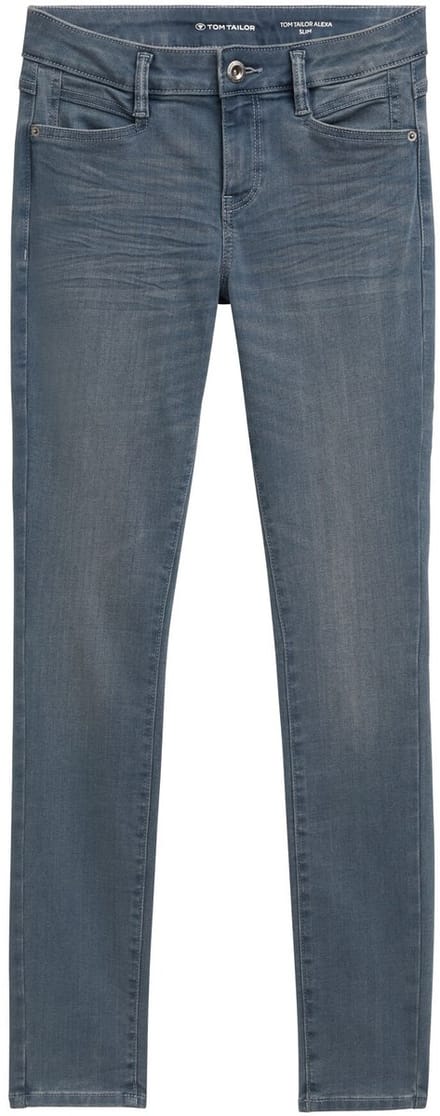 Tom Tailor - TTALEXA Slanke Jeans - Maat 31/32 - mid stone blue grey denim