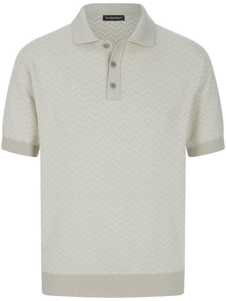 Gebreide polo Van Louis Sayn beige