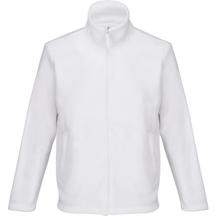 SOLS Unisex Microfleece Jas voor volwassenen (Wit)