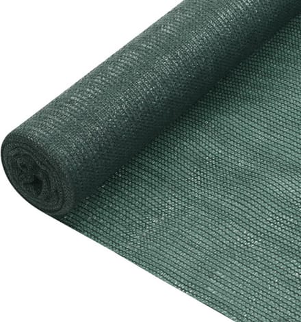 vidaXL - Privacynet - 75 - g/m² - 1,5x10 - m - HDPE - groen