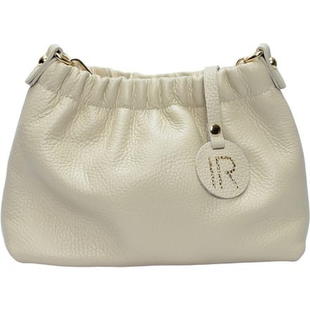 Isabella Rhea Beige Rundleer Tas