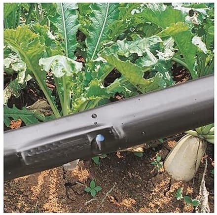 Druppelslang - PE platte slang - Tuin bewateren - Niet knikkend - 30 meter - Zwart