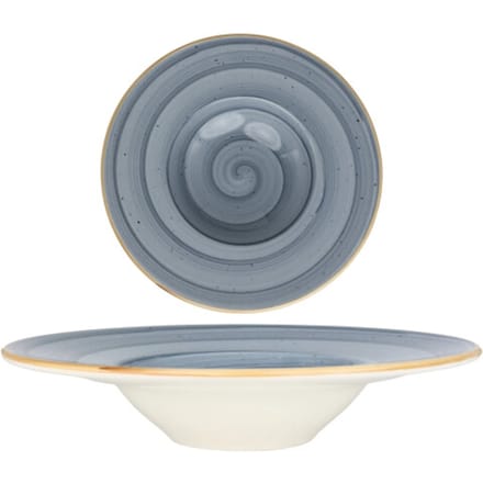 Bonna Pastabord - Aura Dusk - Porselein - 28 cm (400cc) - set van 2