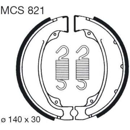 Remschoenset TRW MCS821