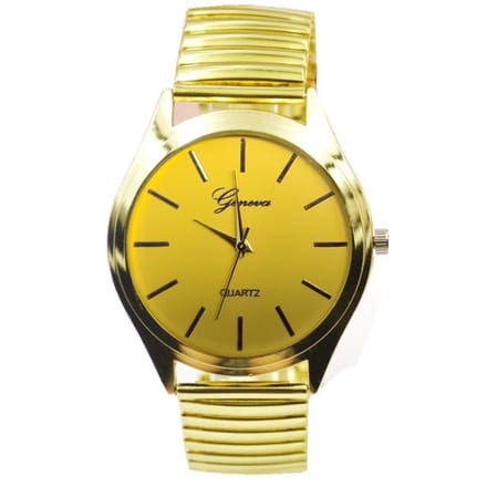 Fako - Horloge - Rekband - Geneva - 40mm - Goudkleurig