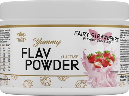 Peak Yummy Flav Powder (250g) Fairy Strawberry - Functionele voeding - Smaakstoffen/zoetstoffen