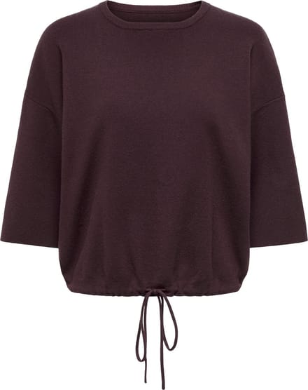 Only Trui Onlsiteri Ss Loose Tie O-neck Top C 15374939 Winetasting Dames Maat - S