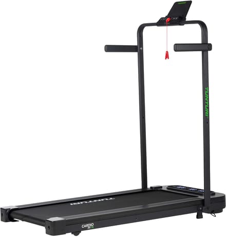 Tunturi Cardio Fit T5 Loopband - Hardloopband met bluetooth - Wandelband- 14 programma's - Inklapbaar - Walking pad - Compact - 1 tot 8 km/u - EU veiligheid gecertificeerd - Incl Gratis app