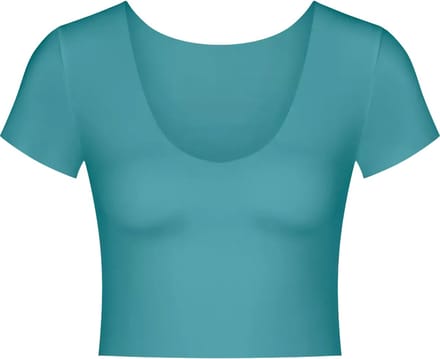 Sloggi Women ZERO Feel 2.0 Crop Top (1-pack) - dames korte top - turquoise