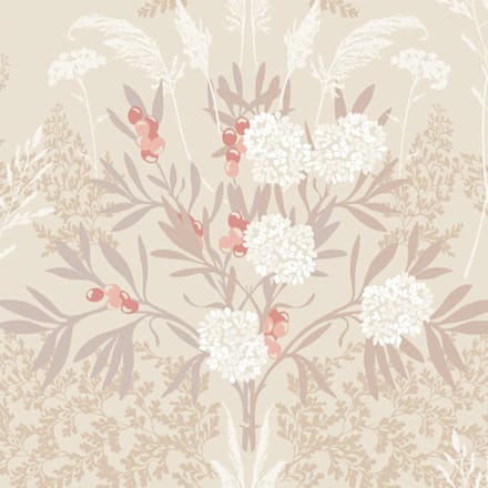 Duro Vliesbehang 614-01 - Hav & Land - Botanisch Koper - 53cm x 10.05m