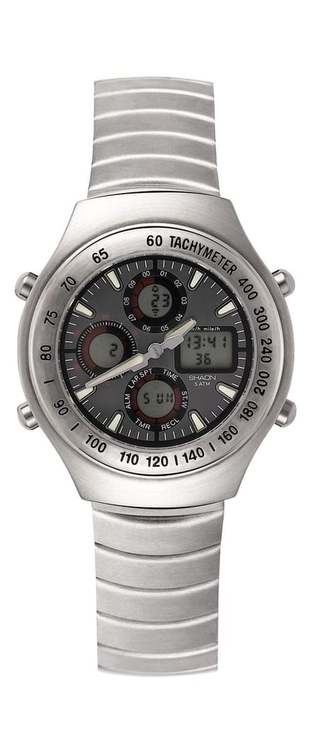 Shaon 44-7900-48 Horloge - Staal - Zilverkleurig - Ø 39 mm