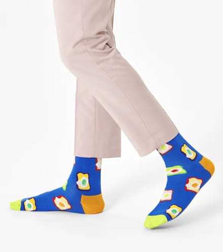 Happy Socks toast maat 36/40
