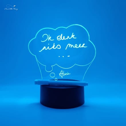 [Nice Little Things] - Gepersonaliseerde RGB LEDlamp - Tekenen met Licht - Wolkje