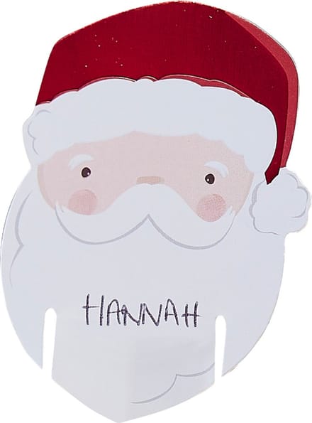 Ginger Ray - Ginger Ray - Silly Santa – Plaatskaartjes Kerstman (12 stuks)