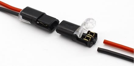 Quick kabel connector - twee aderig - set 2 stuks