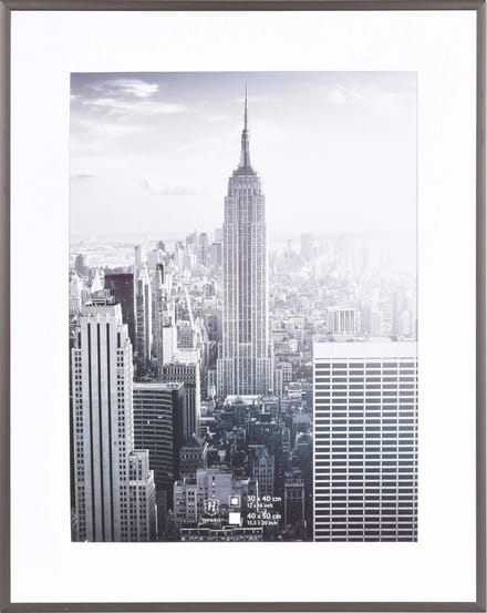 Fotolijst - Henzo - Manhattan - Fotomaat 40x50 cm - Donkergrijs
