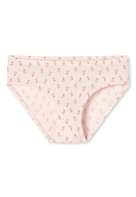 Slips, set van 5, met streepjes en bloemetjes, meerkleurig - 95/5 92