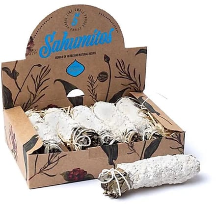 Sagrada Madre Sahumitos Smudge Witte Yagra Per 5 In Displaydoos - 18x4x12cm - 18x4x12cm