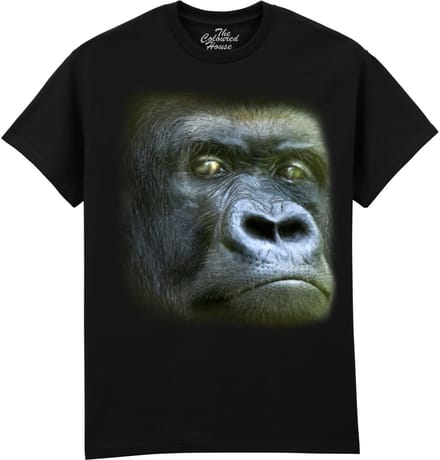 Gorilla Wild Eyes - Silverback The Coloured House T-shirt S