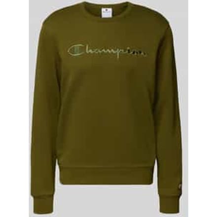 Champion Sweater Heren Crewneck Sweatshirt Blauw - Maat S