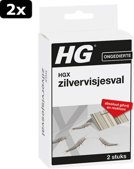 2x HG Zilvervisjesval 2 Stuks
