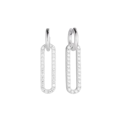 Sif Jakobs Capizzi SJ-E42220-CZ - Dames - Oorhangers - Zilver