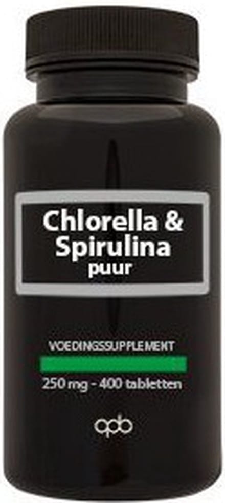 APB Holland Chlorella & Spirulina extract puur 250mg 400 Tabletten