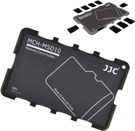 Lichtgewicht Micro SD-kaartgeval voor 10 geheugenkaarten