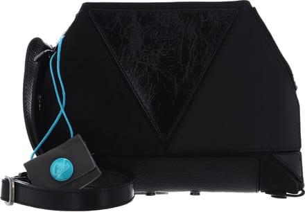 Gabs Leren Schoudertas Yuuko Momu Sendai Crossbody Bag Nero Zwart