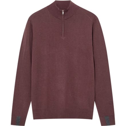 Mos Mosh 503342 283 mosmosh gallery mmgadam soft zip turtle neck knit huckleberry