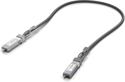 Ubiquiti UniFi 10G Direct Attach Cable 0.5m - Zwart - 0.5m