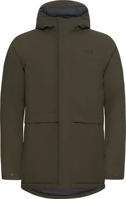 Jack Wolfskin COLD CAMP COAT M Heren Outdoorjas - obsidian moss