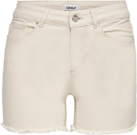 Onlblush Mid Shorts Raw Bb  Dot 15227152 Ecru