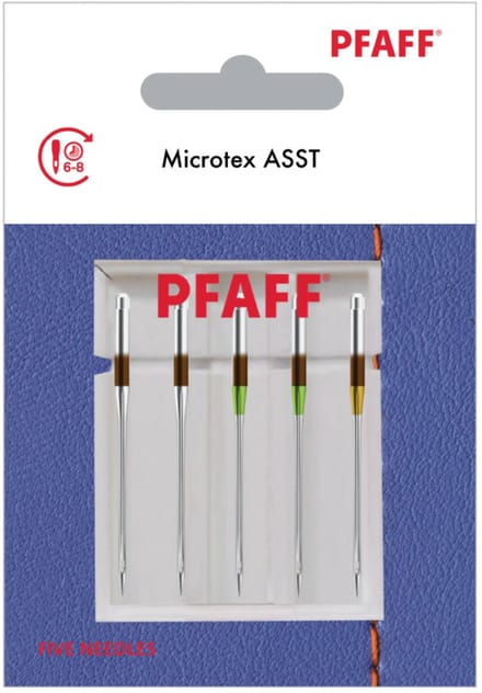 Pfaff Microtex MIX 60 / 70 / 80 (5 stuks) Naalden