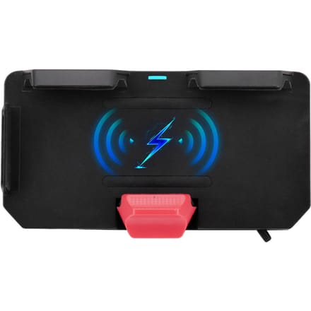 Support de Navigation pour téléphone portable pour moto, charge sans fil avec deux Ports USB de remplacement noir