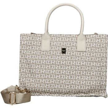 REPLAY Schoudertas Shopper Safari - Drty White Lichtbruin