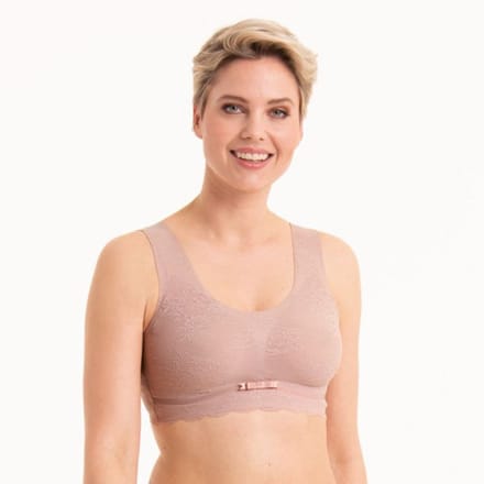 Anita Essential Lace Bralette Rosewood Roze XXL