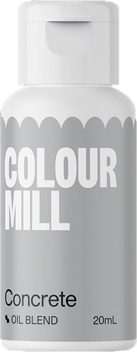 Colour Mill Oil Blend Voedingskleurstof op Oliebasis - Concrete - 20ml
