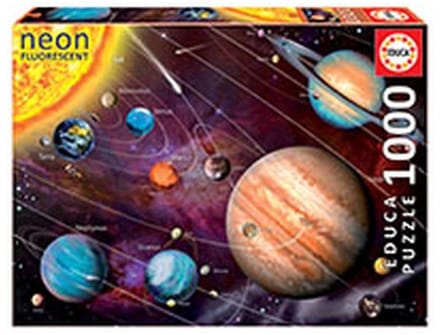 Neon Legpuzzel - 1000 stukjes - Nacht Zonder Licht  - Educa Puzzel