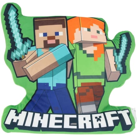 Minecraft gevormd kussen - 40 cm