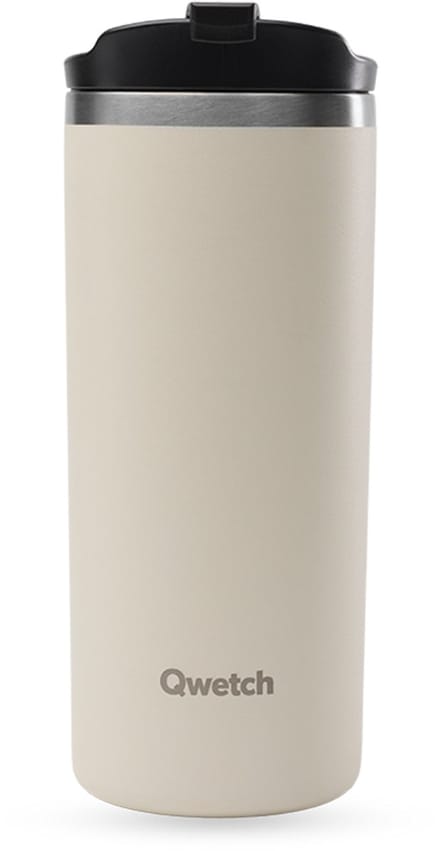 Qwetch Travel mug Geïsoleerd - Matt Zand