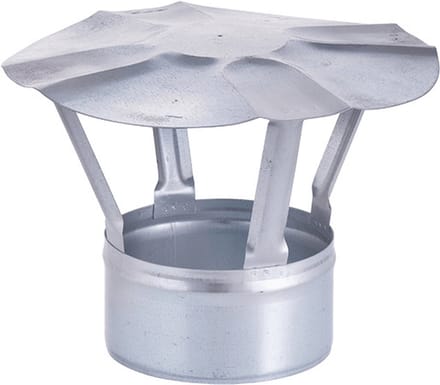 Galva Ø125 Regenkap.