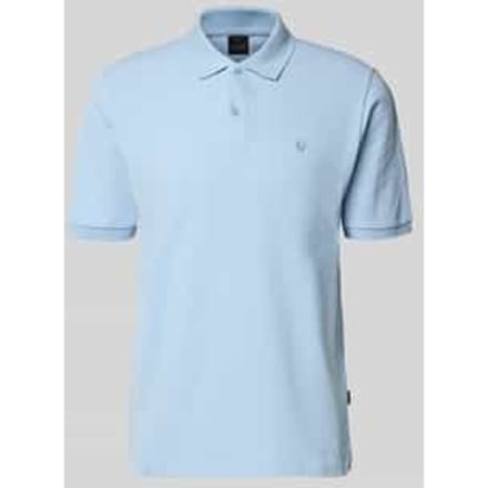 slim fit poloshirt met stitching